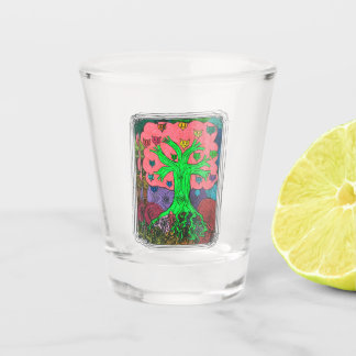 Percentum Tree Shot Glass