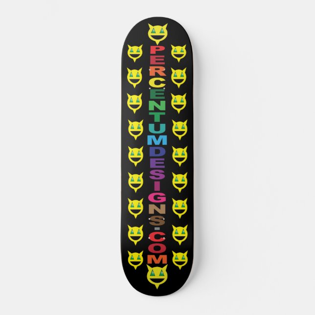 PERCENTUMDESIGNS.COM 2 Skateboard (Front)