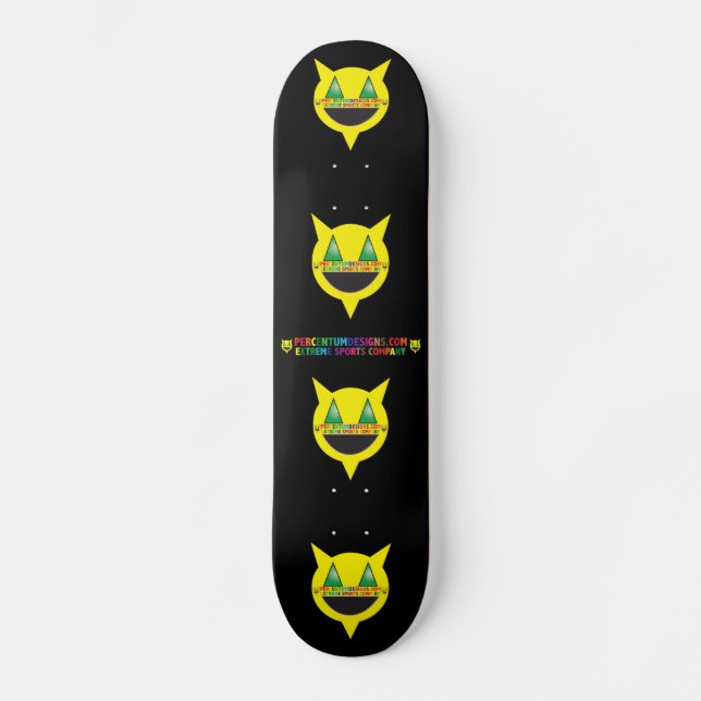PERCENTUMDESIGNS.COM 3 Skateboard (Front)