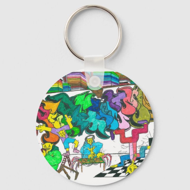 PercentumHipHop Keychain (Front)