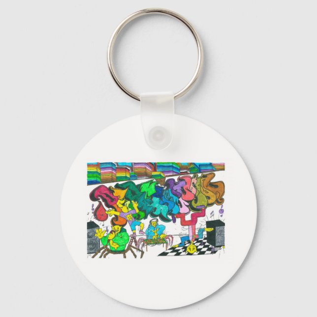PercentumHipHop Keychain (Front)
