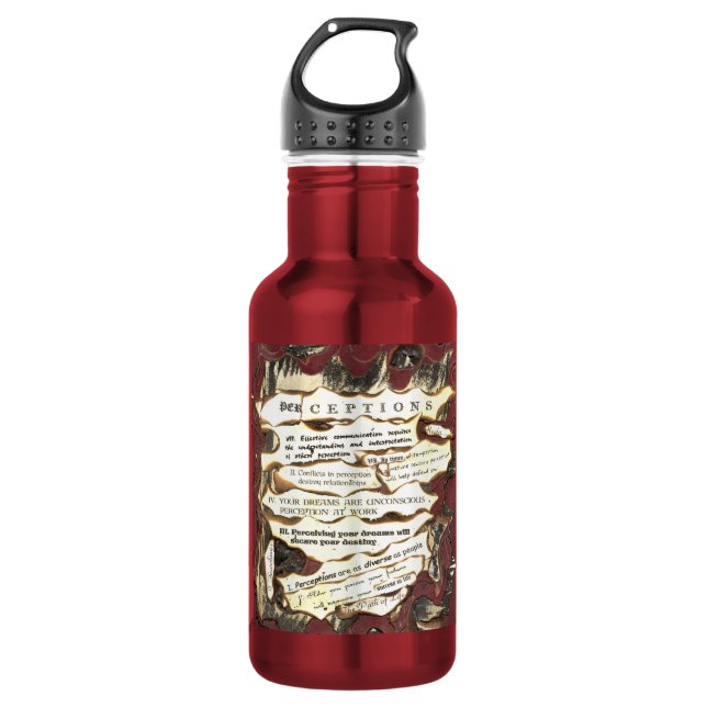 Perceptions Aluminum Water Bottle (Front)