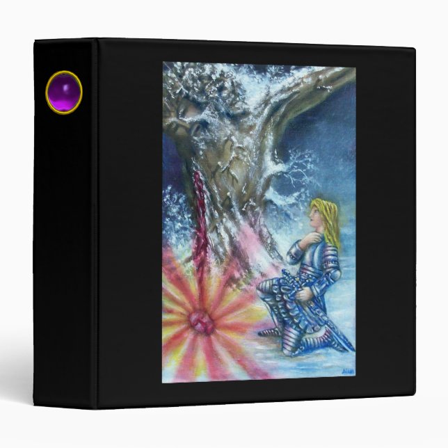 PERCEVAL AND VISION OF THE HOLY GRAIL BINDER (Front/Spine)