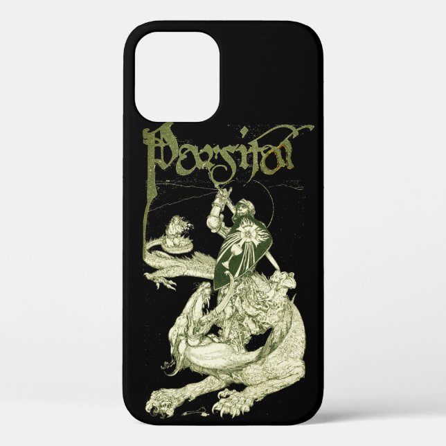 PERCEVAL FIGHTING DRAGON,QUEST HOLY GRAIL Fantasy Case-Mate iPhone Case (Back)