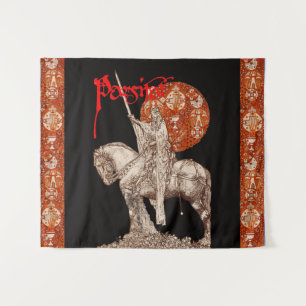 PERCEVAL LEGEND /QUEST OF THE HOLY GRAIL Fantasy Tapestry