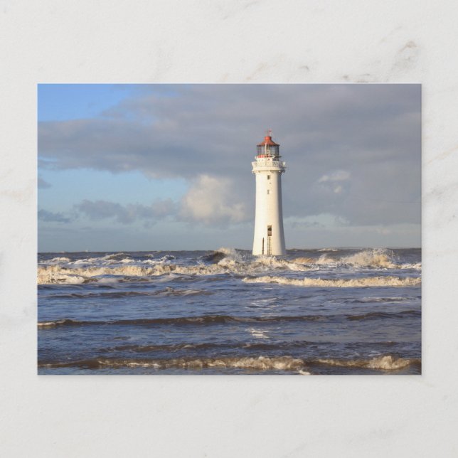 Perch Rock Lighthouse, New Brighton Postcard (Front)