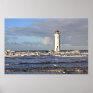 'Perch Rock Lighthouse, New Brighton Poster