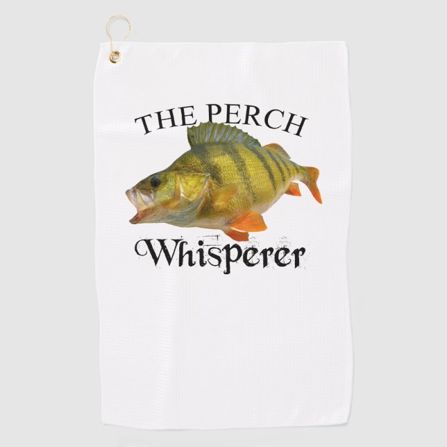 Perch Whisperer Light Fishing Towel (Front)