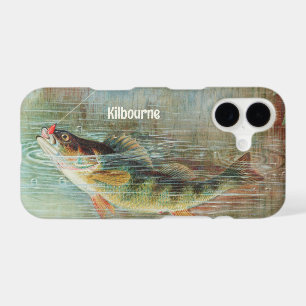 Perche jaune par S.A. Kilbourne, Poisson vintage