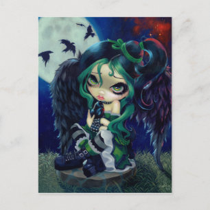 "Perched and Sat and Nothing More" Postcard