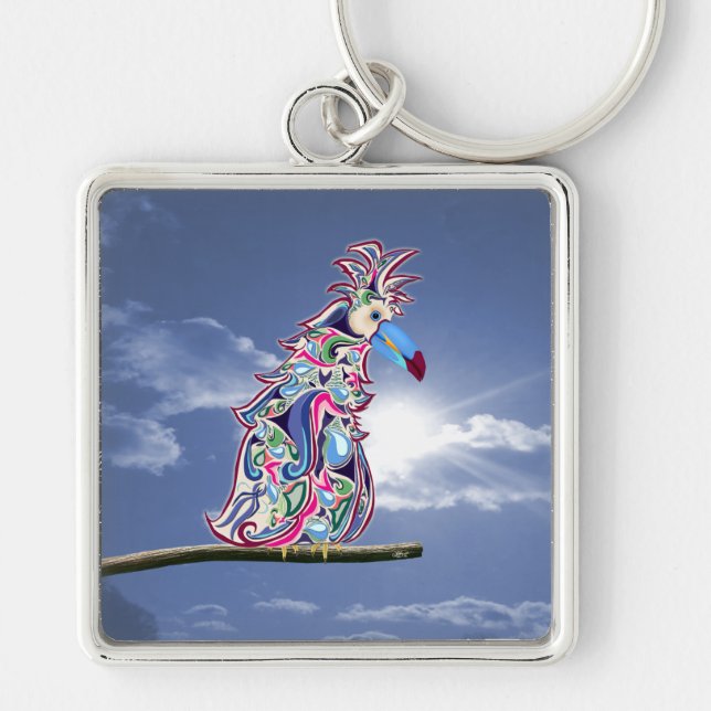 Perched Keychain (Front)