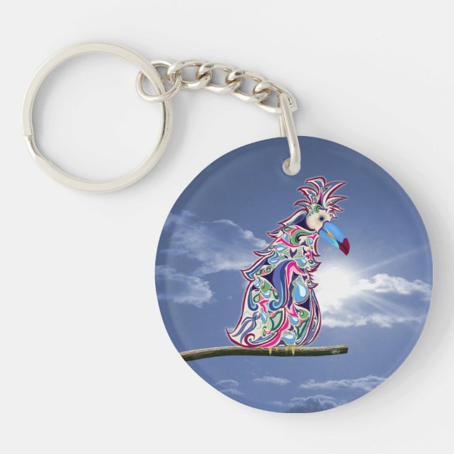 Perched Keychain (Front)