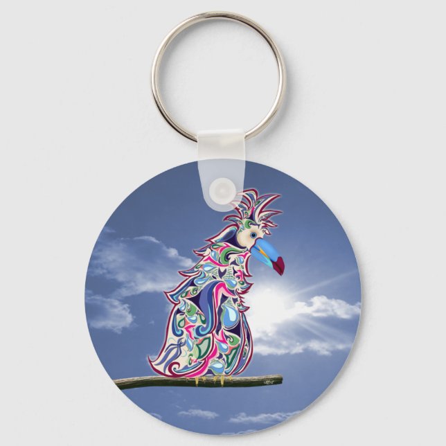 Perched Keychain (Front)