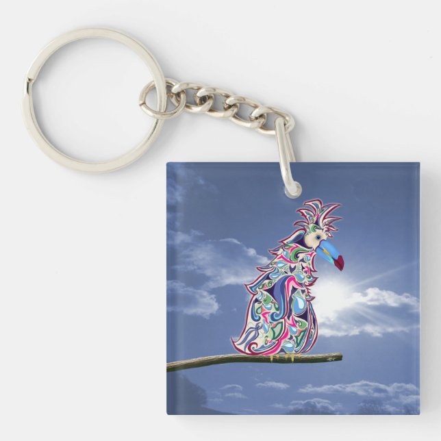 Perched Keychain (Front)