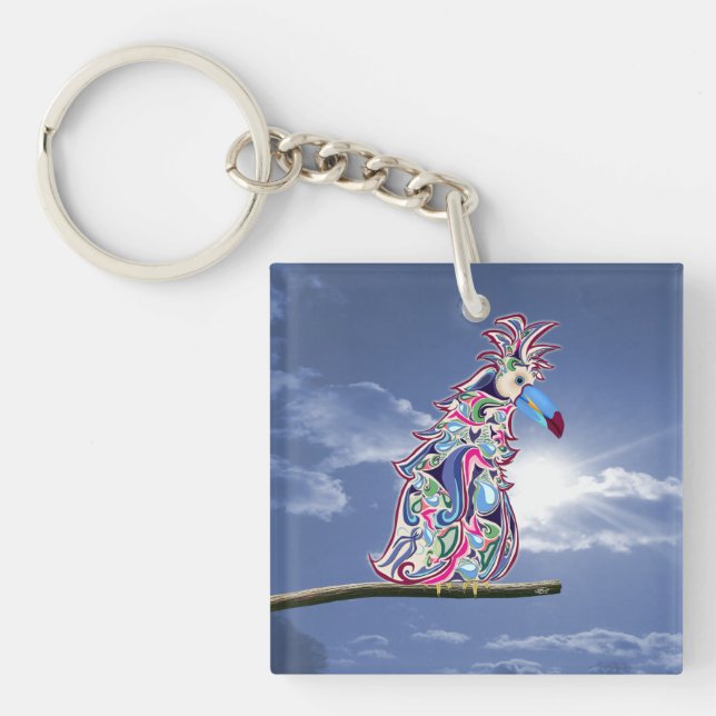 Perched Keychain (Front)
