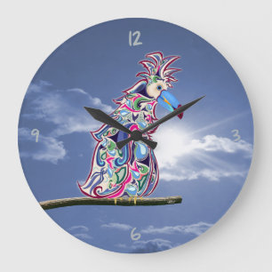 Perched Large Clock