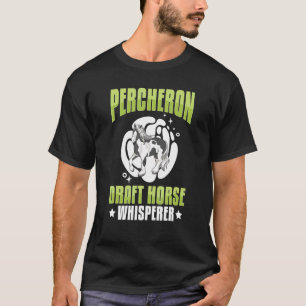 Percheron Draught Horse Horseback Riding Saddle T-Shirt