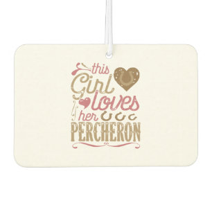 Percheron HorseGift Horses Air Freshener