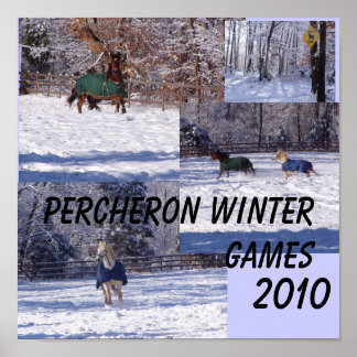 PERCHERON WINTER GAMES, 2013 POSTER