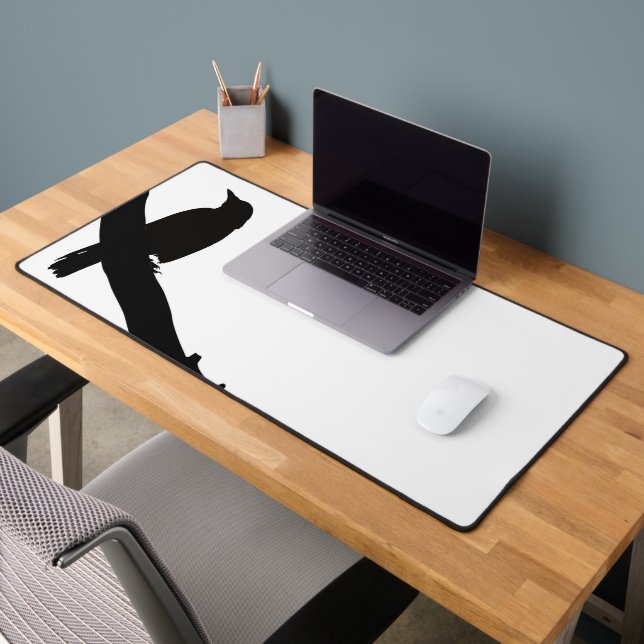 Perching Crow Desk Mat (Office 2)