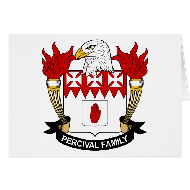 Percival Family Crest (Front Horizontal)