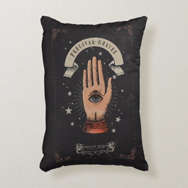 PERCIVAL GRAVES™ Magic Hand Graphic Decorative Pillow (Front(Vertical))
