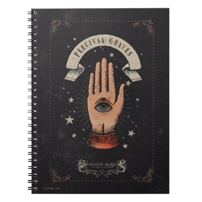 PERCIVAL GRAVES™ Magic Hand Graphic Notebook (Front)