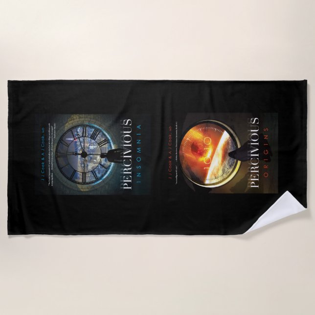 Percivious Covers Beach Towel (Front)