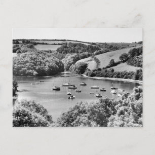Percuil River Cornwall Postcard