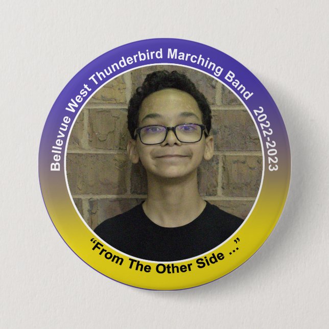 Percussion Carter 10 3 Inch Round Button (Front)