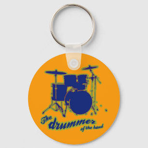 percussion drums ~ drummer keychain