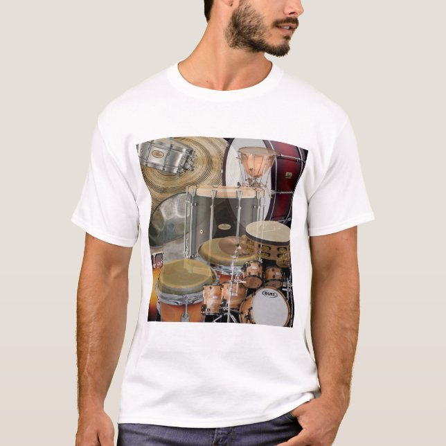 percussion instruments T-Shirt (Front)