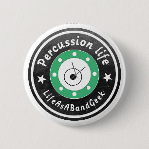 percussion life 2 inch round button
