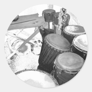 percussion passion classic round sticker