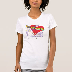 Percussionists - Heartbeat of the Band tshirt