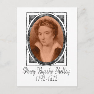 Percy Bysshe Shelley Postcard
