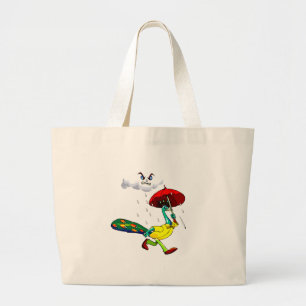 Percy Peacock Large Tote Bag