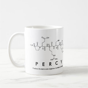 Percy peptide name mug
