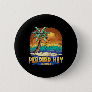 Perdido Key Florida Vintage Distressed Souvenir 2 Inch Round Button