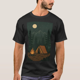 Perdons-Nous dans les Bois | T-Shirt de Camping |