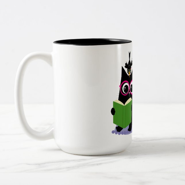 Perdre dans un bon livre - Mug (Gauche)