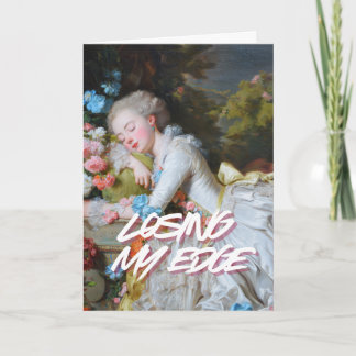 "Perdre la Main" Carte de Vœux Artistique