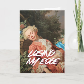 "Perdre la main" Carte de vœux artistique