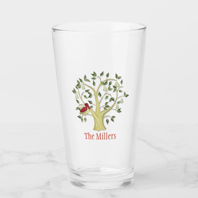 Perdrix dans un verre de poirier (Devant)