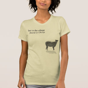 Perdu dans le village trouvé dans Christ T-Shirt F
