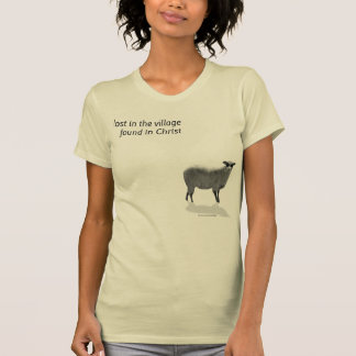 Perdu dans le village trouvé dans Christ T-Shirt F