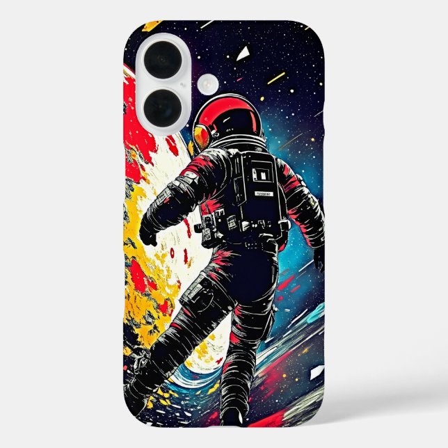Perdu dans l'espace : coque iphone d'astronautes r (Verso)