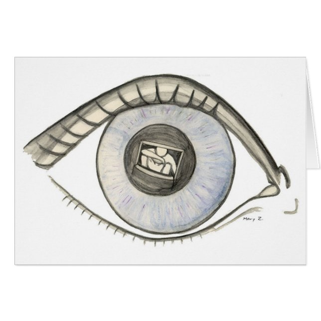 Perdu dans mes yeux (Devant horizontal)