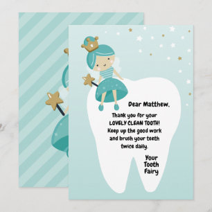 Perdu la première carte dentaire. Note de visite d