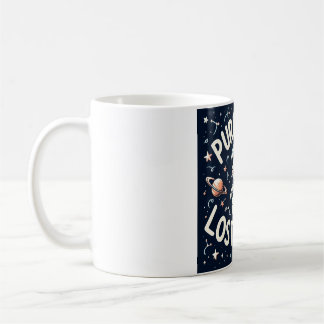 Perdu pure dans l'espace Cute Cat Astronaut Mug